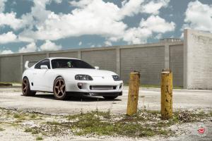 Toyota Supra on Vossen Wheels (LC-101) 2017 года